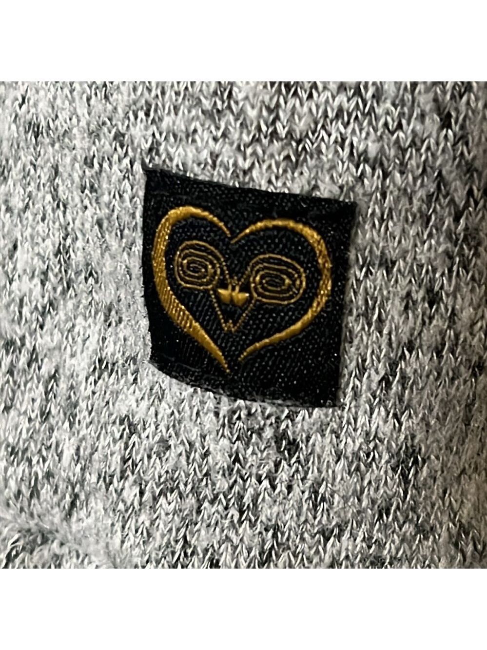 WOOLY BULLY WEAR Gray and Black QUARTER Zip jacket with High Collar. 1X - Picture 4 of 11